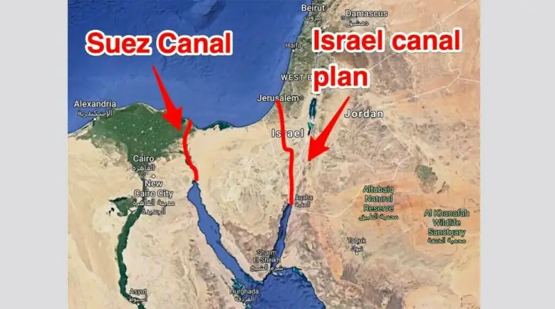 Warum Israels 55 Milliarden Dollar teurer Mega-Kanal durch Gaza weltweite Aufmerksamkeit erregt